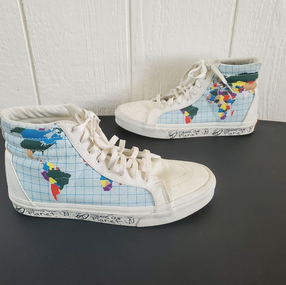 Vans Sk8-HI Save Our Planet Mens-9 Women's-10.5